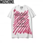 moschino t-shirt size m-3xl stripe pink